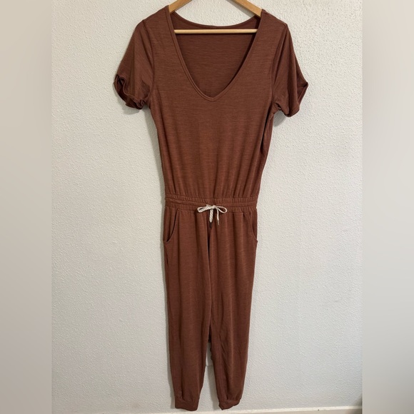 Vuori All Day Jumpsuit - Terracotta - Picture 4 of 11
